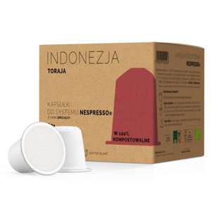 Kapsułki kompostowalne do Nespresso COFFEE PLANT Indonezja Toraja 26 sztuk - NIEDOSTĘPNY - opinie w konesso.pl