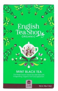 Czarna herbata English Tea Shop Mint Black Tea 20x2g - opinie w konesso.pl