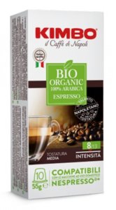 BIO Kapsułki do Nespresso Kimbo 8 BIO Organic - 10 sztuk - NIEDOSTĘPNY - opinie w konesso.pl