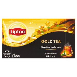 Herbata czarna aromatyzowana Lipton Gold Tea 50x1,5g - opinie w konesso.pl