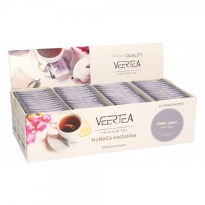 Czarna herbata Veertea Earl Grey 100x1,75g - opinie w konesso.pl