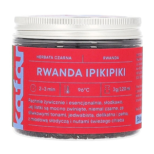 Herbata czarna Kafar Rwanda Ipikipiki 50g - opinie w konesso.pl