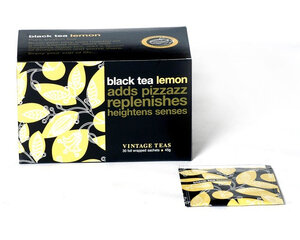 OUTLET - Czarna herbata Vintage Teas Black Tea Lemon - 30x1,5g - opinie w konesso.pl