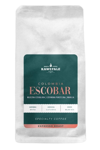 Kawa ziarnista KawePale Colombia Escobar Espresso 1kg - opinie w konesso.pl