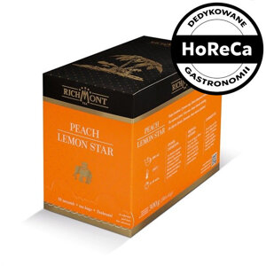 Owocowa herbata Richmont Peach Lemon Star - 50x6g - opinie w konesso.pl