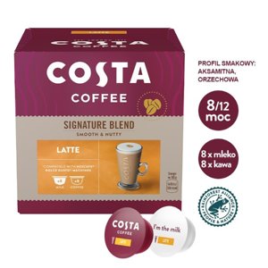 Kawa w kapsułkach Costa Coffee Signature Blend Latte kompatybilna z Dolce Gusto®* - 16 szt.- NIEDOSTĘPNY - opinie w konesso.pl