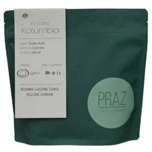 Kawa ziarnista PRAŻ Micro Roastery Kolumbia El Llano 250g - NIEDOSTĘPNY - opinie w konesso.pl