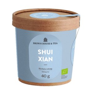 Brown House & Tea Shui Xian - liściasta herbata speciality oolong bio 40g - NIEDOSTĘPNY - opinie w konesso.pl