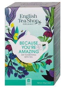 Herbata English Tea Shop Because You’re Amazing 20 saszetek - opinie w konesso.pl