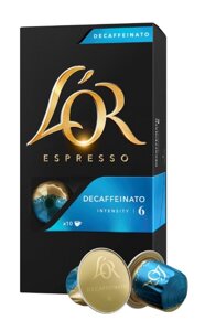 Kapsułki do Nespresso L'OR Decaffeinato bezkofeinowa 10 szt - NIEDOSTĘPNY - opinie w konesso.pl