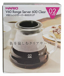 OUTLET - Hario V60-02 Range Server Clear 600ml - opinie w konesso.pl