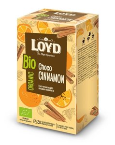 Herbata Loyd BIO Organic Choco Cinnamon 20x2g - opinie w konesso.pl