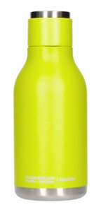 Asobu Urban Water Bottle - limonkowa butelka termiczna 460 ml - NIEDOSTĘPNY - opinie w konesso.pl