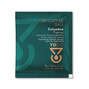 Drip-Bagi YoCo Coffee Colombia Papayo 5x12g - opinie w konesso.pl