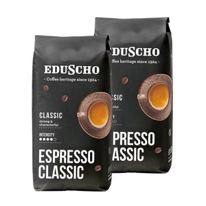 ZESTAW - Kawa ziarnista Eduscho Espresso Classic 2x1kg - opinie w konesso.pl