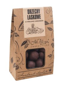 Orzechy laskowe w mlecznej czekoladzie M.Pelczar Chocolatier 100g - opinie w konesso.pl