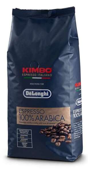 Kawa ziarnista Kimbo Delonghi 100 Arabica 1kg Konesso.pl