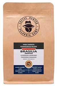 KAWA ZIARNISTA COFFEE HUNTER BRAZYLIA SANTOS FAZENDA PARAISO 1KG