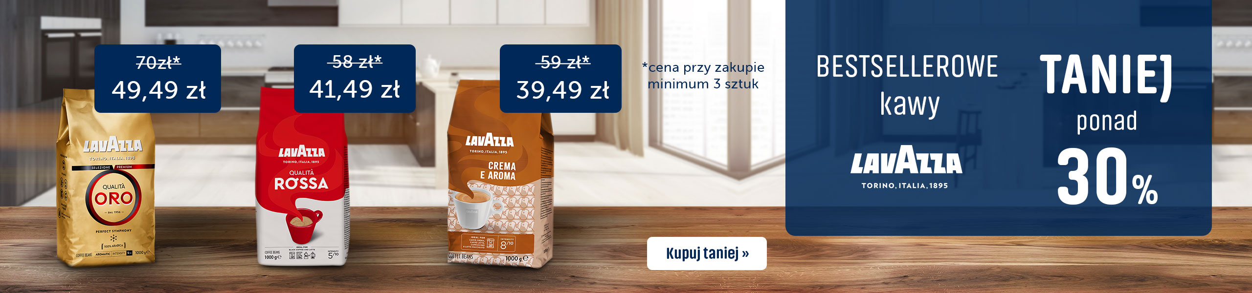 Bestsellerowe kawy Lavazza 30% Taniej