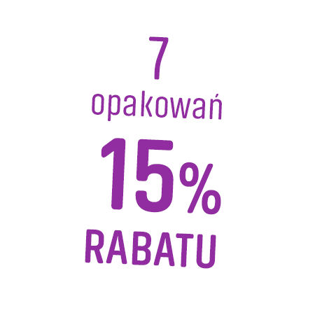 7 opakowań kawy 15% Rabatu