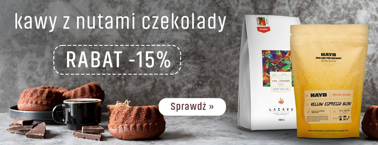 Kawy z nutami czekolady Rabat -15%