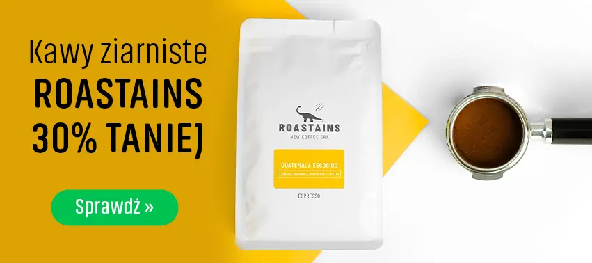 Kawa ziarniste Roastains 30% TANIEJ