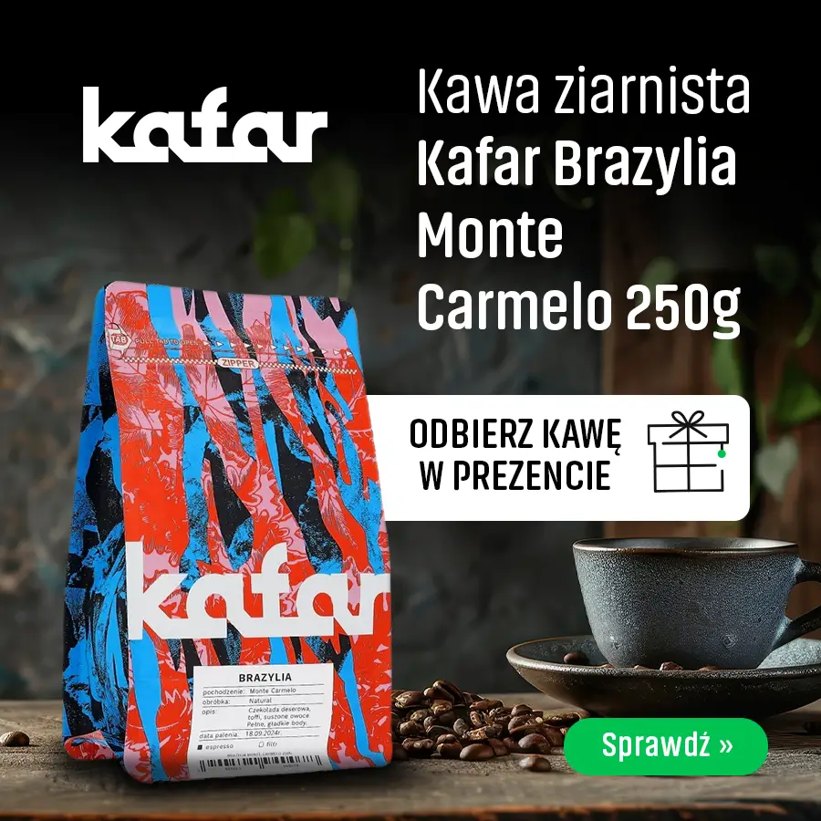 Kawa ziarnista Kafar Brazylia Monte Carmelo 250g