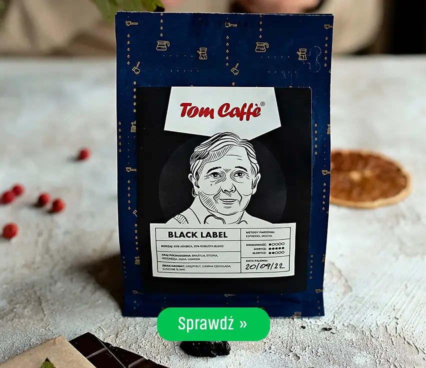 Kawa ziarnista Tom Caffe Black Label 250g