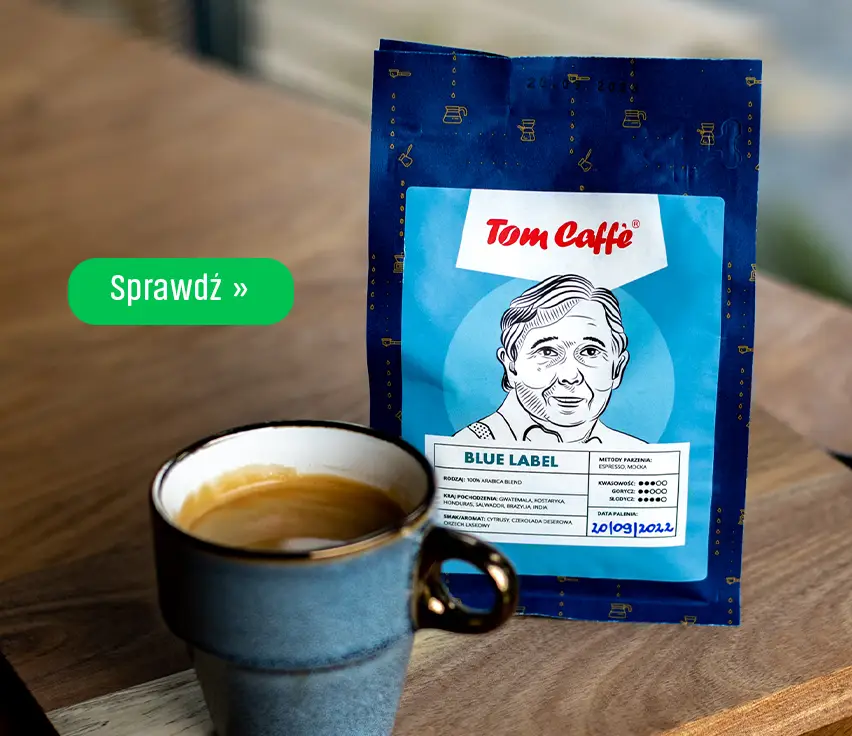 Kawa ziarnista Tom Caffe Blue Label 250g