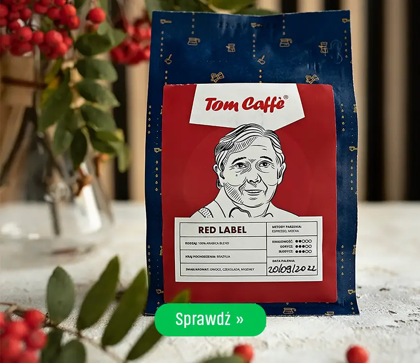 Kawa ziarnista Tom Caffe Red Label 250g