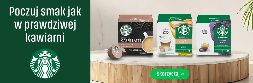 Poczuj smak jak w prawdziwej kawiarni Starbucks