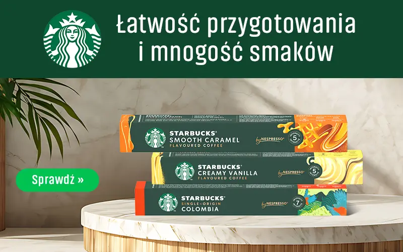 Starbucks Łatwość przygotowania i mnogość smaków