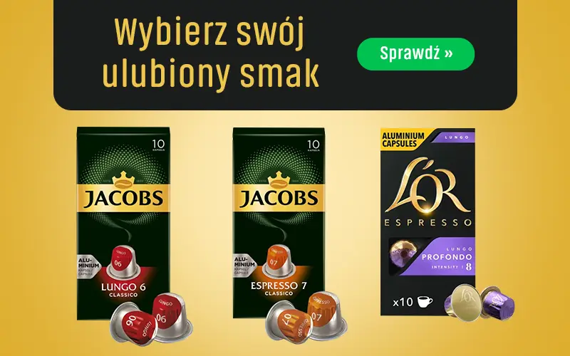 Wybierz swój ulubiony smak Jacobs