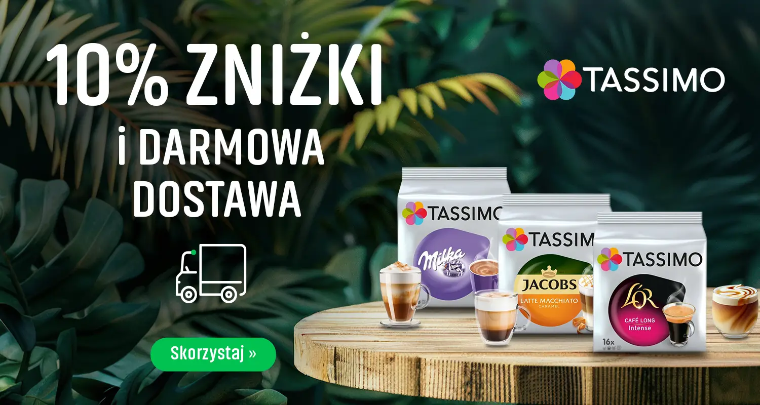  10% zniżki i Darmowa Dostawa z kaspułkami Tassimo