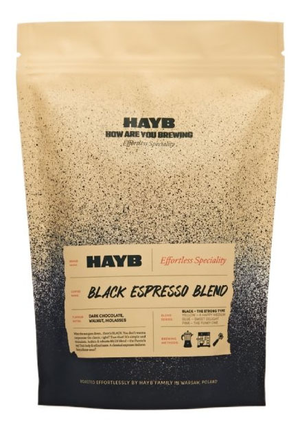 Kawa ziarnista HAYB Black Espresso Blend 1kg