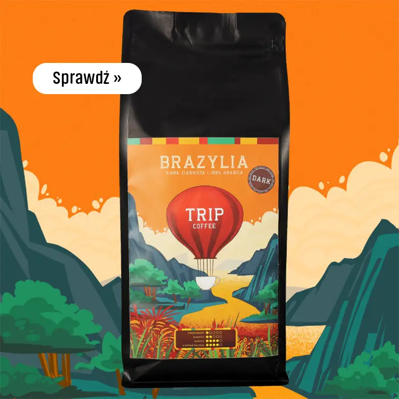 Kawa ziarnista Trip Coffee Brazylia Dark 1kg