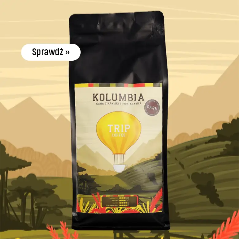 Kawa ziarnista Trip Coffee Kolumbia DARK 1kg