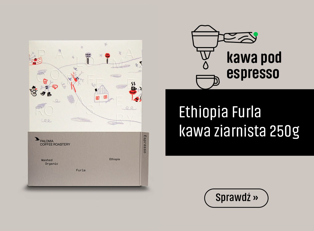 Kawa ziarnista Paloma Etiopia Furla Espresso 250g