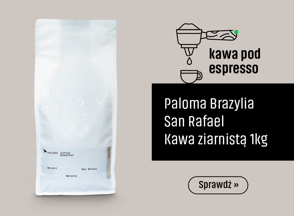 Kawa ziarnista Paloma Brazylia San Rafael 1kg