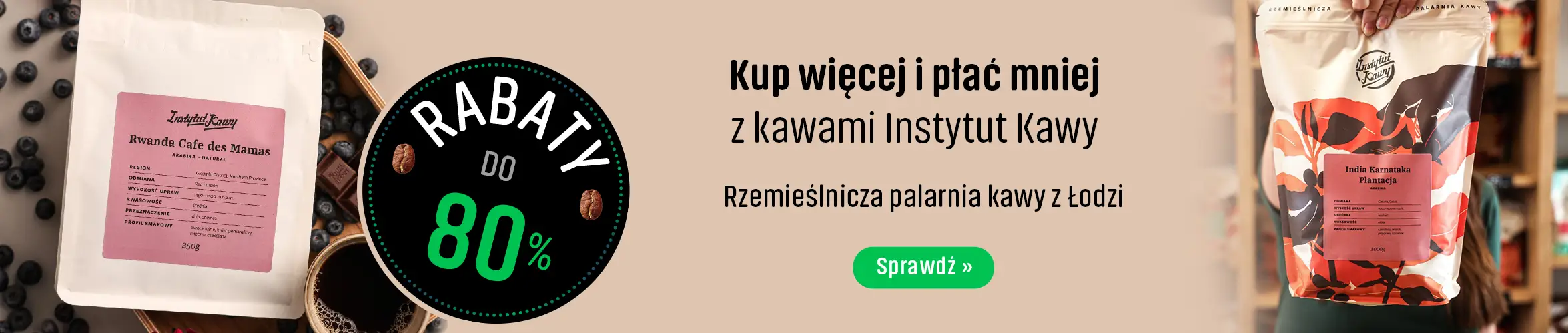 Kup więcej i płać mniej Instytut kawy