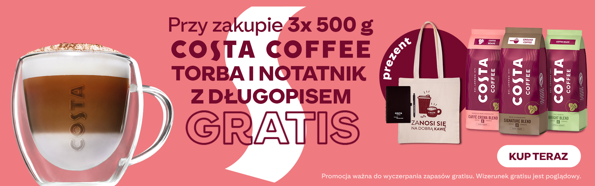 Kup 3 kawy 500g a otrzymasz gratis