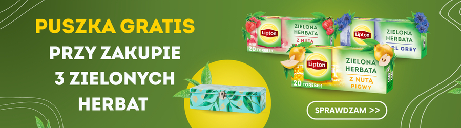 Kup herbatę Lipton i odbierz prezent w postaci puszki