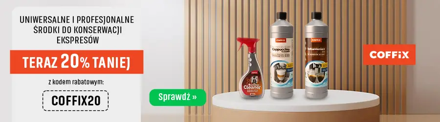 Środki do konserwacji ekspresów Coffix 20% taniej