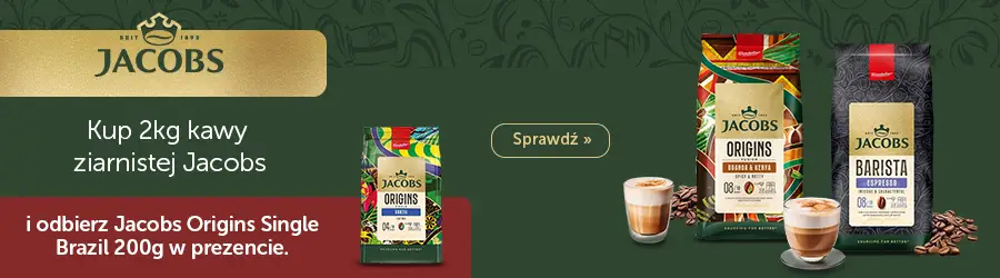Kup 2 kg kawy ziarnistej Jacobs i odbierz GRATIS!