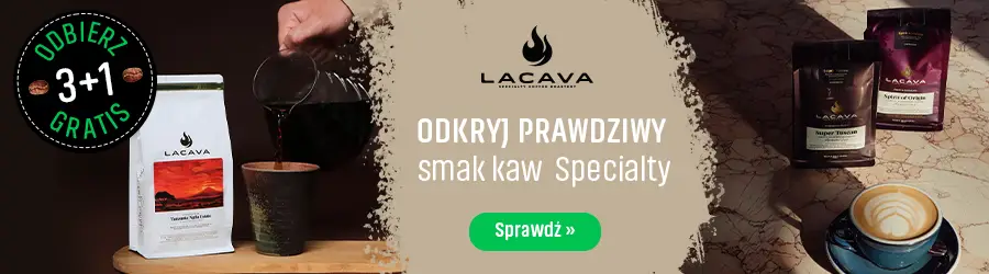Kup 4 kawy LACAVA, a jedną z nich otrzymasz GRATIS!