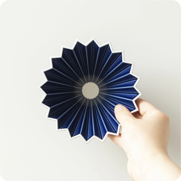 Drip Origami ceramic Dripper M Navy