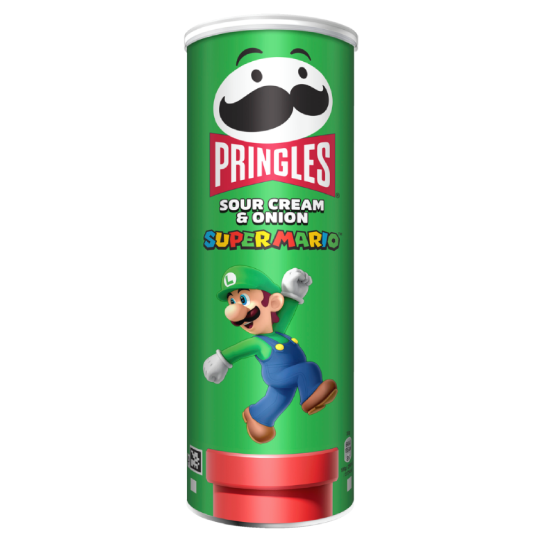 Chipsy Pringles Sour Cream & Onion Super Mario