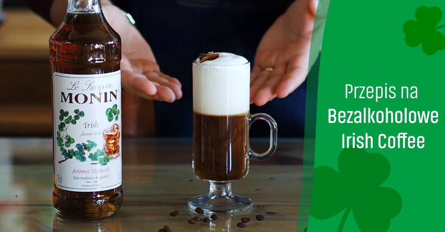 Przepis na kawę - Bezalkoholowa Irish Coffee