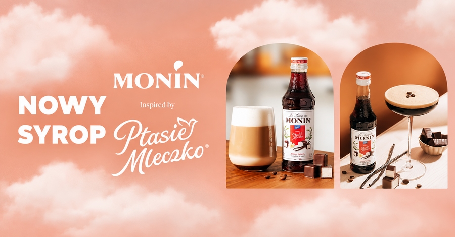 Nowy syrop MONIN Ptasie Mleczko® - smak i przepisy