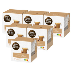 ZESTAW - Kapsułki Nescafé Dolce Gusto Cortado Espresso Macchiato 6x16 sztuk